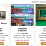 Daftar Harga Jam Digital Waktu Sholat