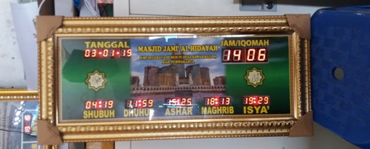 Jam Digital Untuk Masjid