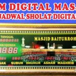 Jam Masjid Digital Murah