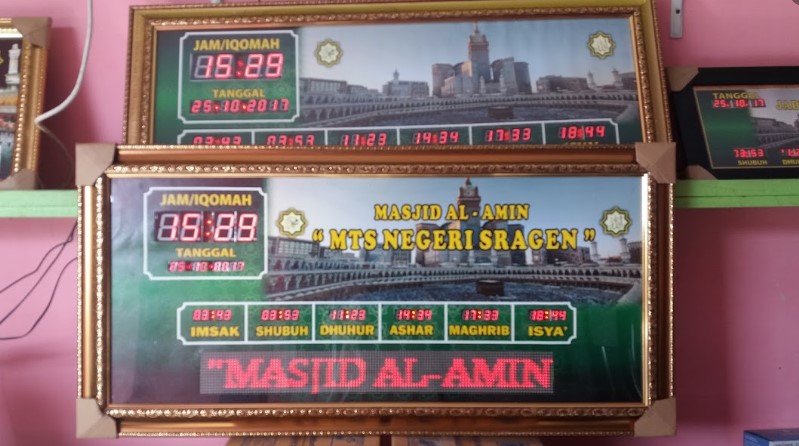 Jam Masjid Digital Running Text