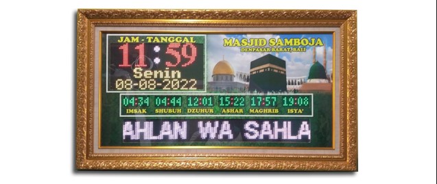 Jam Sholat Digital