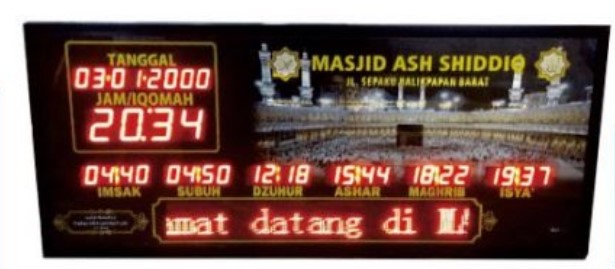 Jual Jam Digital Untuk Masjid